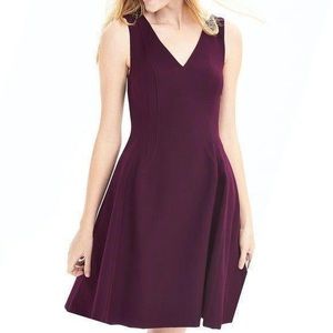 Banana Republic V-Neck Fit & Flare Dress
